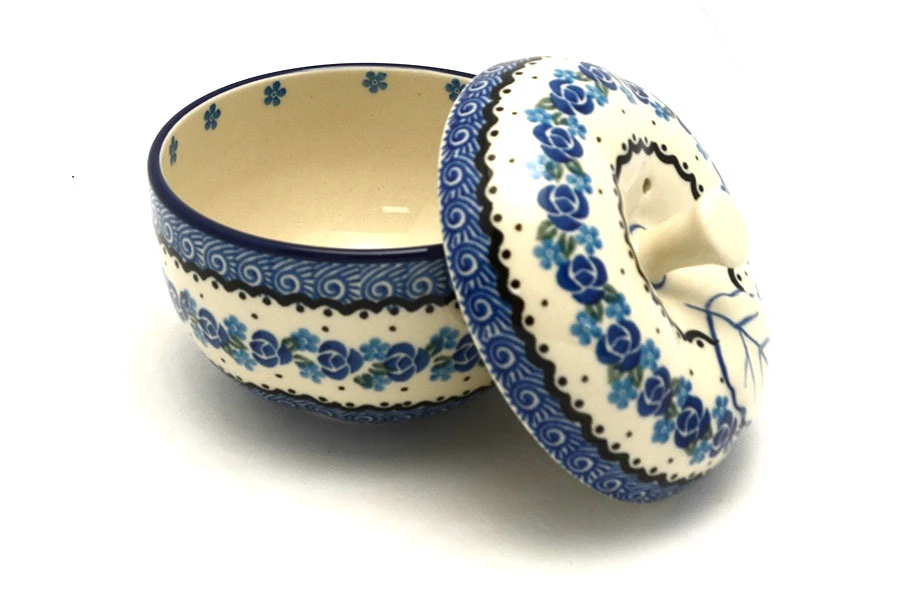 Polish Pottery Apple Baker - Twilight 2 Polish Pottery Apple Baker - Twilight - Image 2