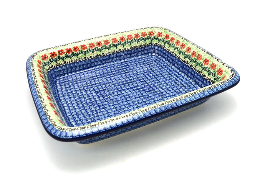 Polish Pottery Baker - Lasagna - Maraschino 1 Polish Pottery Baker - Lasagna - Maraschino
