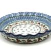 Polish Pottery Baker - Pie Dish - Fluted - Red Robin