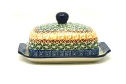 Polish Pottery Butter Dish - Autumn