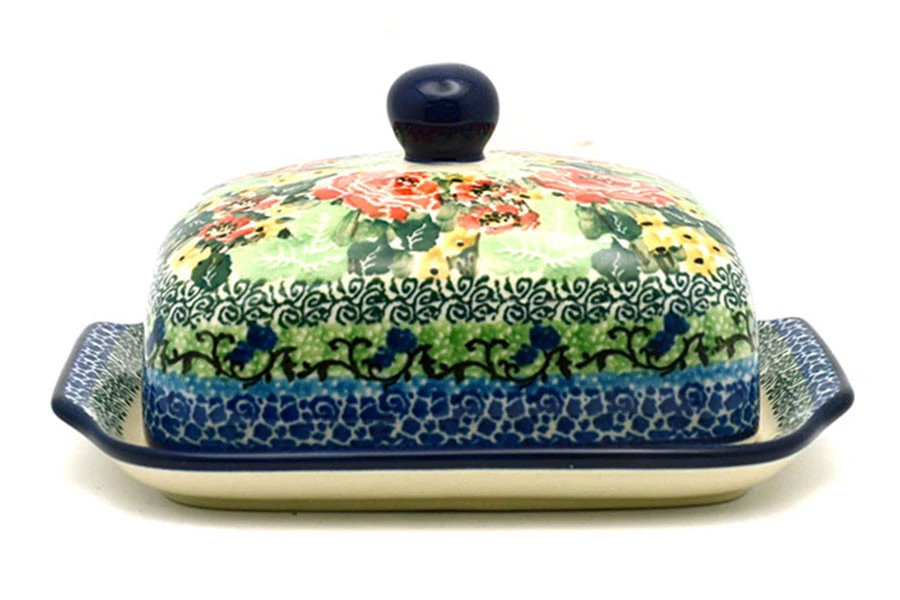 Polish Pottery Butter Dish - Unikat Signature - U4400