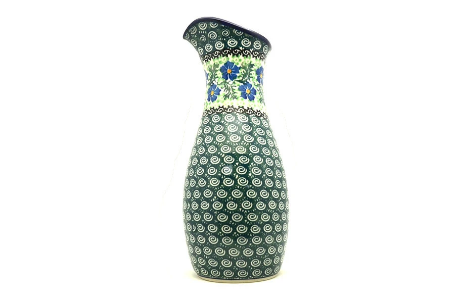 Polish Pottery Carafe - 2 1/2 Pint - Sweet Violet