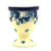 Polish Pottery Egg Cup - White Poppy