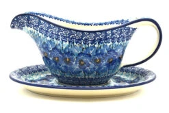 Polish Pottery Gravy Boat - Unikat Signature - U3639