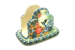 Polish Pottery Napkin Holder - Unikat Signature - U3271