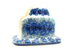 Polish Pottery Napkin Holder - Unikat Signature - U3639