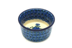 Polish Pottery Ramekin - Blue Poppy