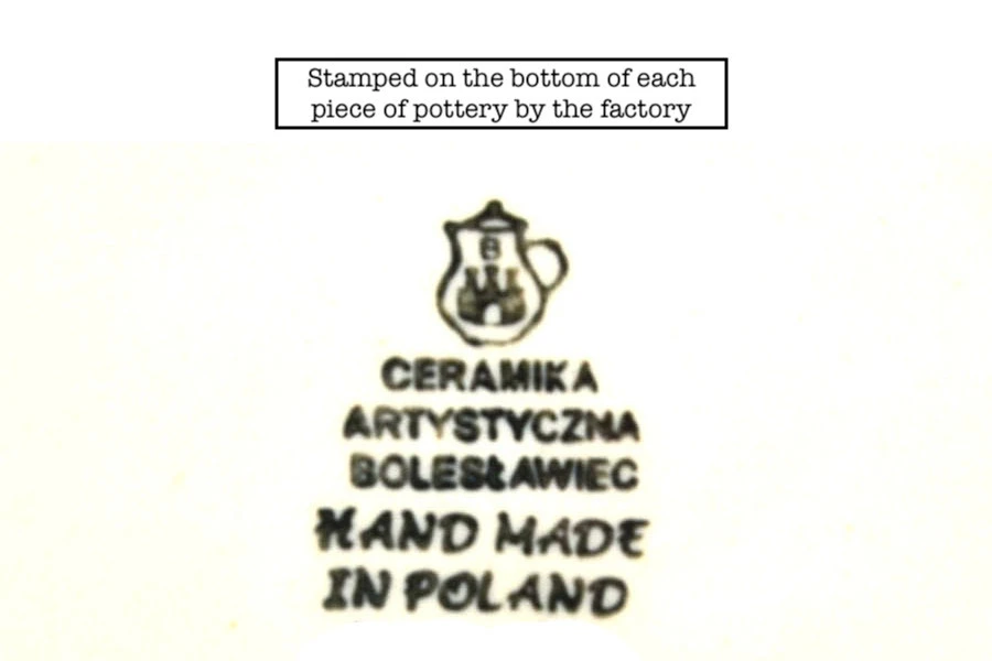 Polish Pottery Spoon Rest - Peacock Feather - Image 3