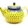 Polish Pottery Teapot - 1 3/4 Qt. - Sunburst
