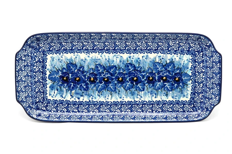 Polish Pottery Tray - Appetizer - 12" - Unikat Signature U3639