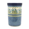 Polish Pottery Wine Crock - Blue Bells